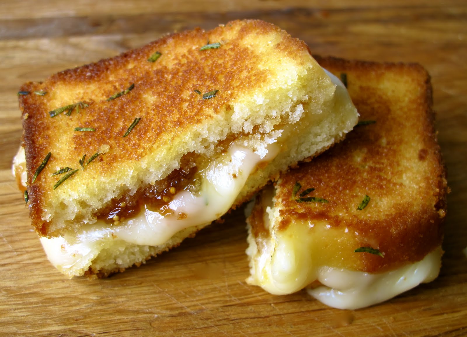Grilled Cheese with Sweet Fig Honey Spread