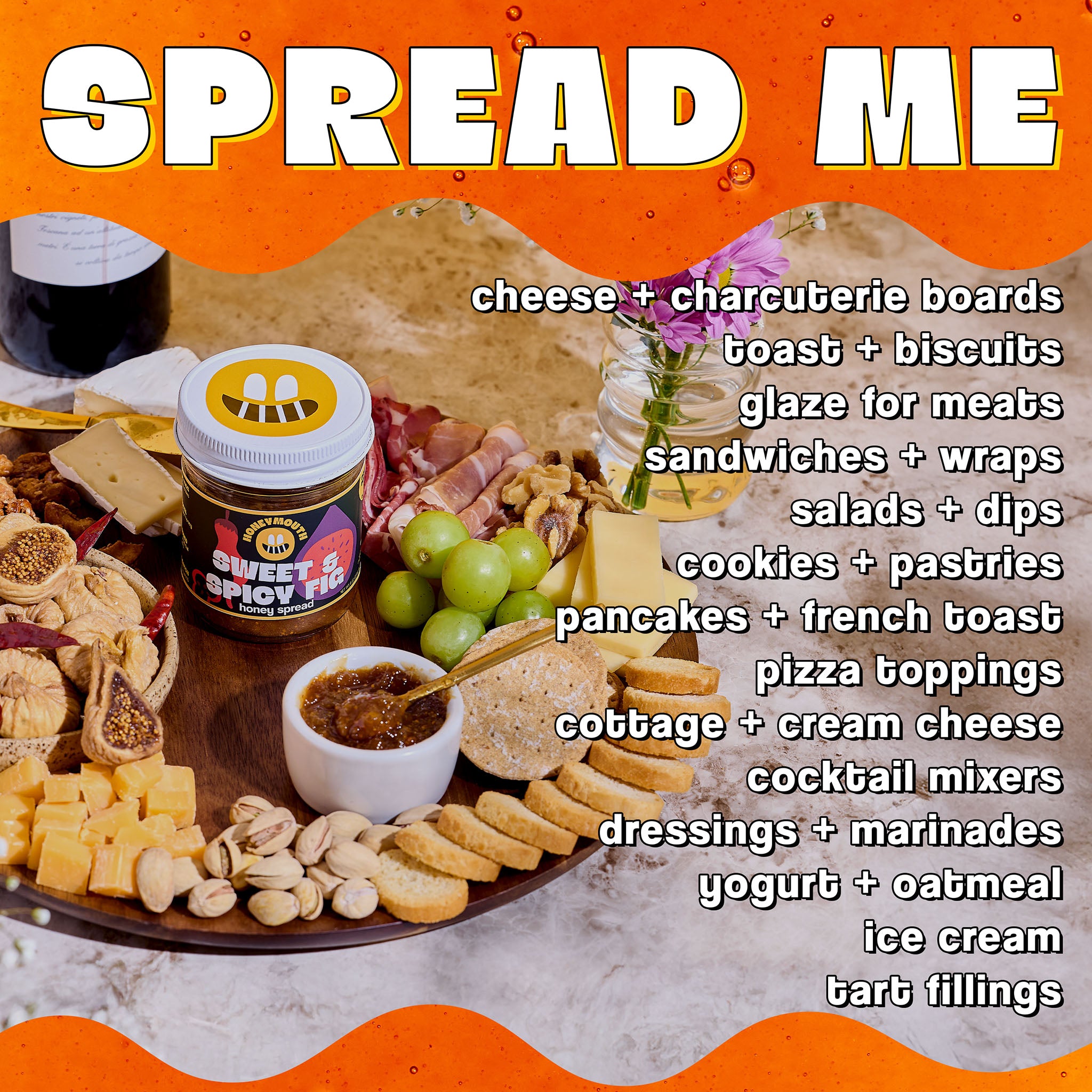 Sweet & Spicy Fig Honey Spread