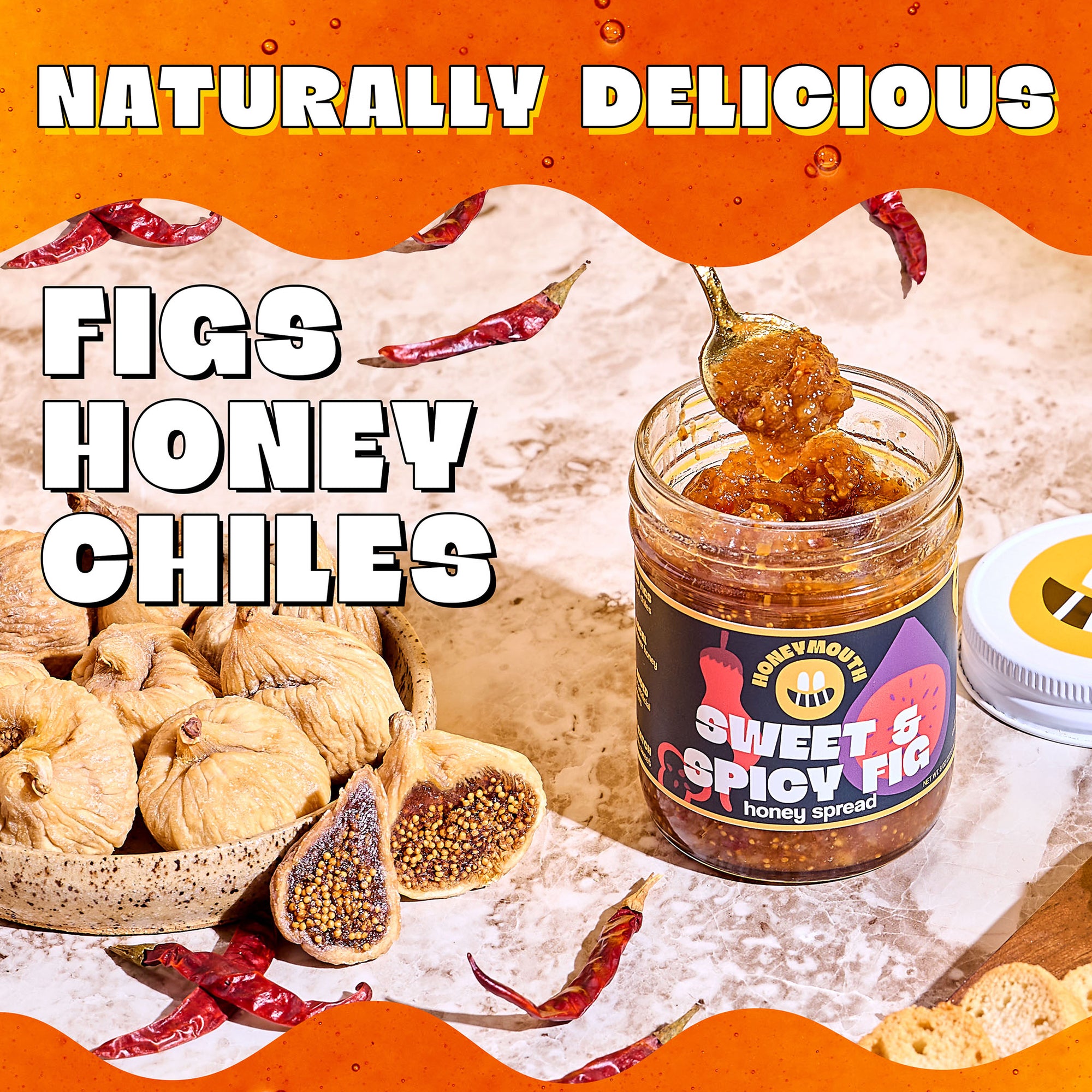 Sweet & Spicy Fig Honey Spread